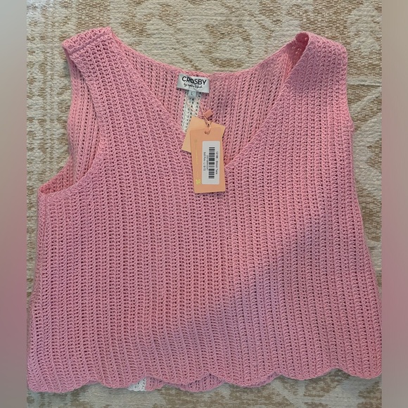 Crosby By Mollie Burch Scallop sweater tank - Picture 4 of 5